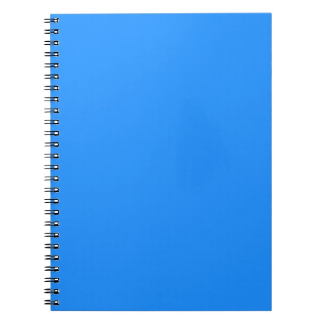 Caderno Espiral Cor Esportiva Azul Clássica Um (Frente)