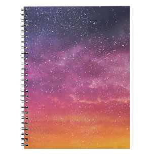 Caderno Espiral Cor Mágica: Encantando o Fundo do Céu.