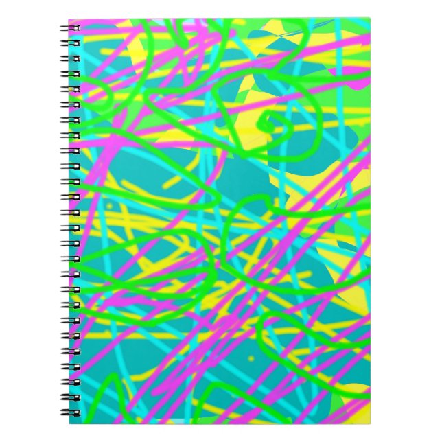 Caderno Espiral Cor Meu Sonho Padrão Escrivível Expressivo (Frente)