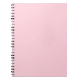 Caderno Espiral Cor Rosa Pastel Cor Sólida Minimalista