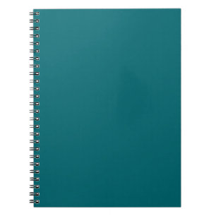 Caderno Espiral Cor Sólida do Tonelada do Oceano Harbor Azul, Joal