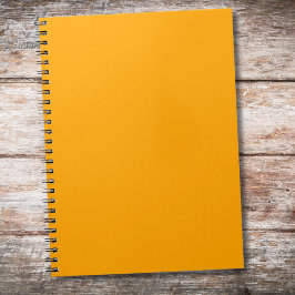 Caderno Espiral Cor Sólida Neon Orange | Clássico