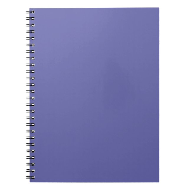 Caderno Espiral Cor sólida violeta azul (Frente)