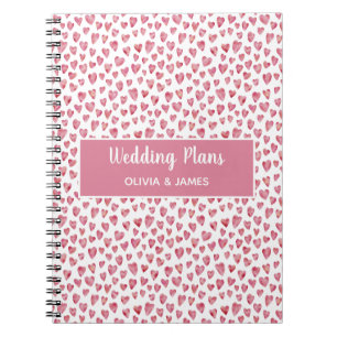 Caderno Espiral Coração de Amor Rosa Pink do Notebook Plenado Pe