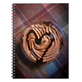 Caderno Espiral Coração de Chocolate