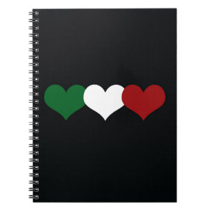 Caderno Espiral Coração de Italia