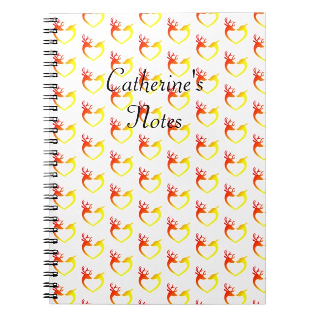 Caderno Espiral Coração de Veado (Frente)