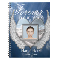 Coração do Anjo do Memorial Personalizado Adiciona