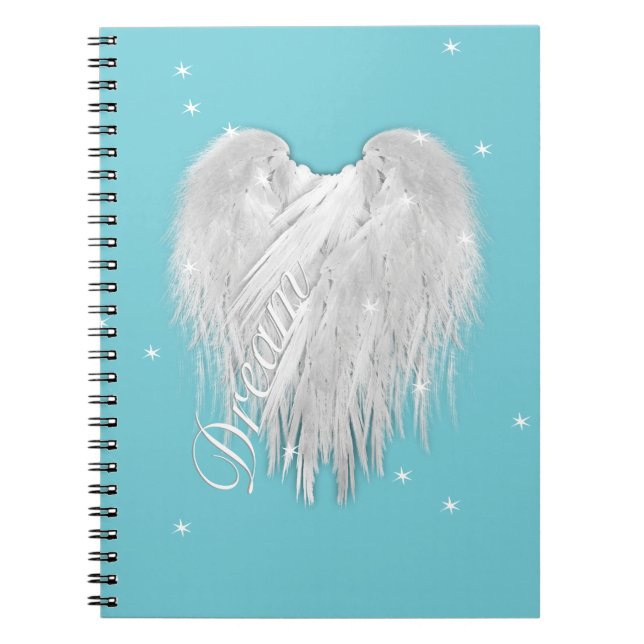 Caderno Espiral Coração Mágico de ÂNGEL WINGS 'Dream' (Frente)