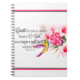 Caderno Espiral Coração puro 