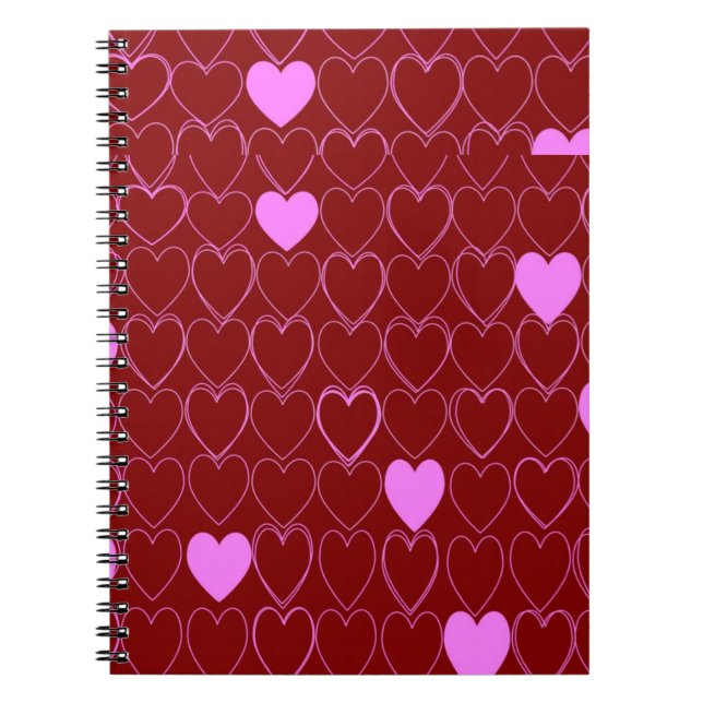 Caderno Espiral Corações (Frente)