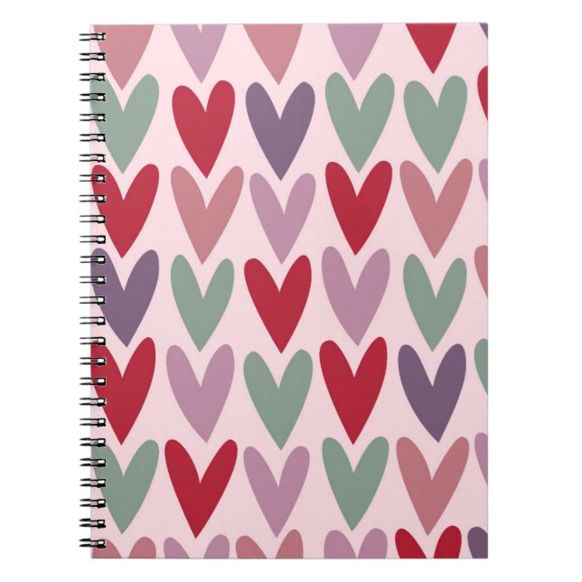 Caderno Espiral Corações 5 (Frente)