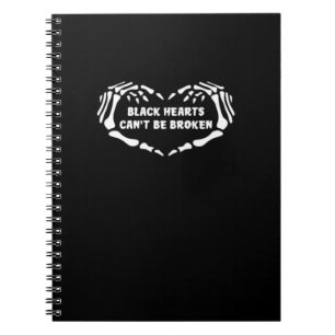 Caderno Espiral Corações não clássicos