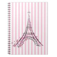 Corações Rosa e Borboletas Paris Torre Eiffel