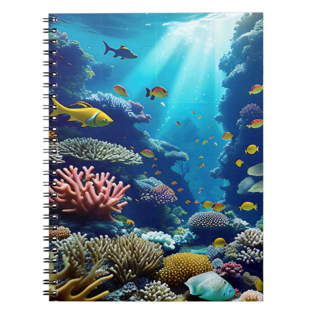 Caderno Espiral Coral Reef (Frente)