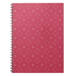 Caderno Espiral Coral | Zínia Dourada Sol