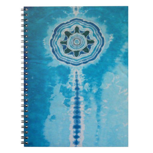 Caderno Espiral Corante de Gravação de Estrela Azul (Frente)