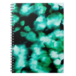Caderno Espiral Corante Verde Escuro. Amarine Inspiron Tie Dye