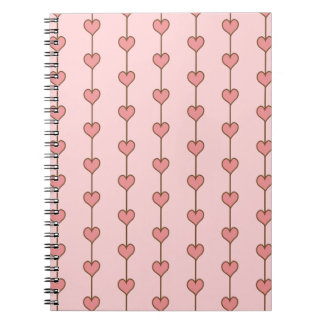 Caderno Espiral Cordas do coração