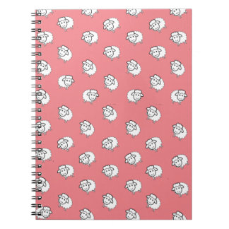 Caderno Espiral Cordeiro rosa