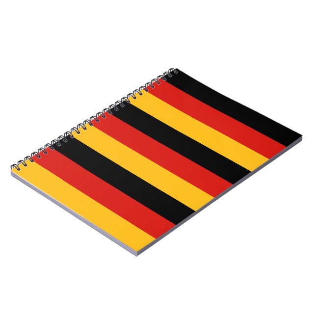 CADERNO ESPIRAL CORES DE BANDEIRA ALEMÃS (Left Side)