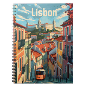 Caderno Espiral Cores de Lisboa: Contos de Trama em Ruas Encantado