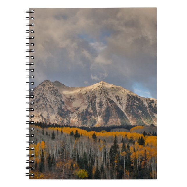 Caderno Espiral Cores de Outono dos Álamos, Keebler Pass (Frente)