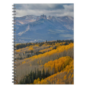 Caderno Espiral Cores de outono em Aspen Groves