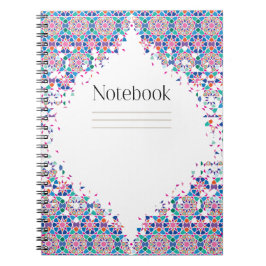 Caderno Espiral Cores do notebook East - Padrão Mosaico
