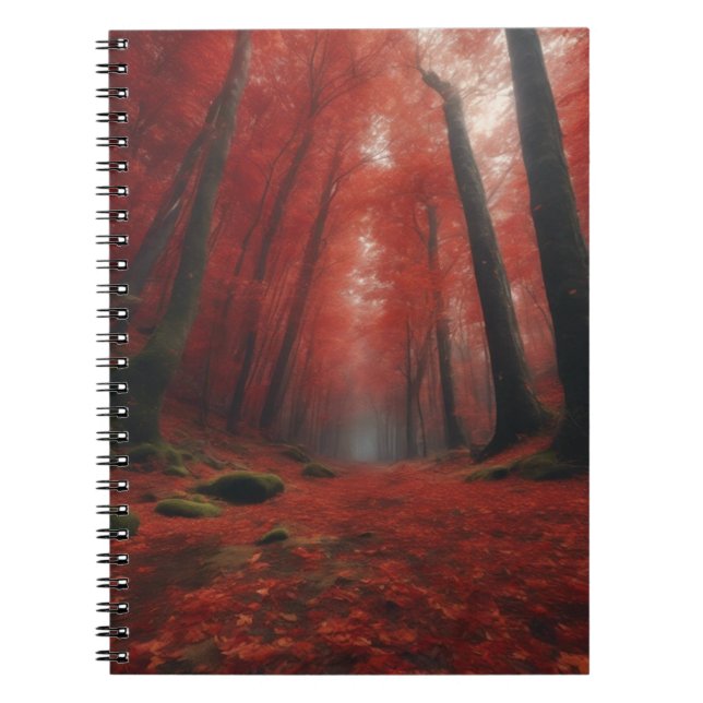 Caderno Espiral Cores do Outono (Frente)