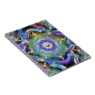 Caderno Espiral Cores do Universo Mandala