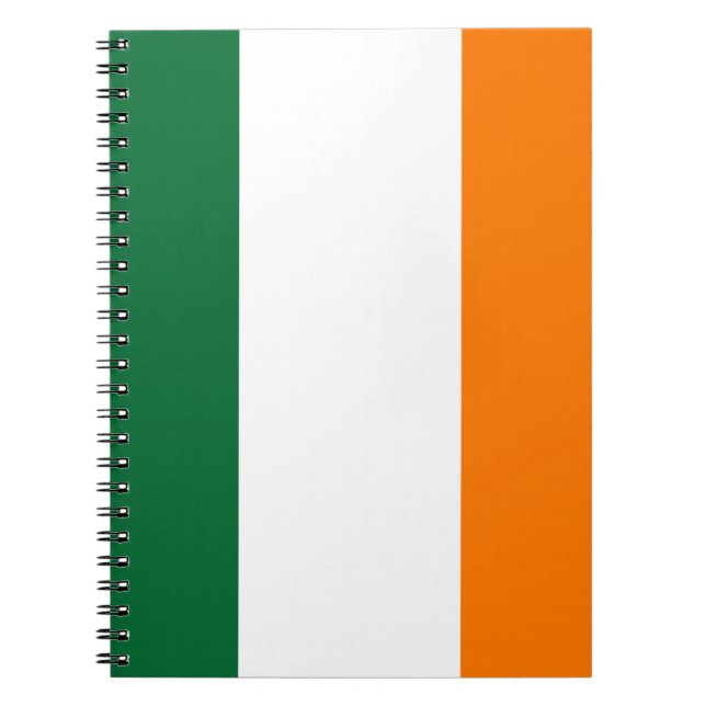 Caderno Espiral Cores irlandesas (Frente)