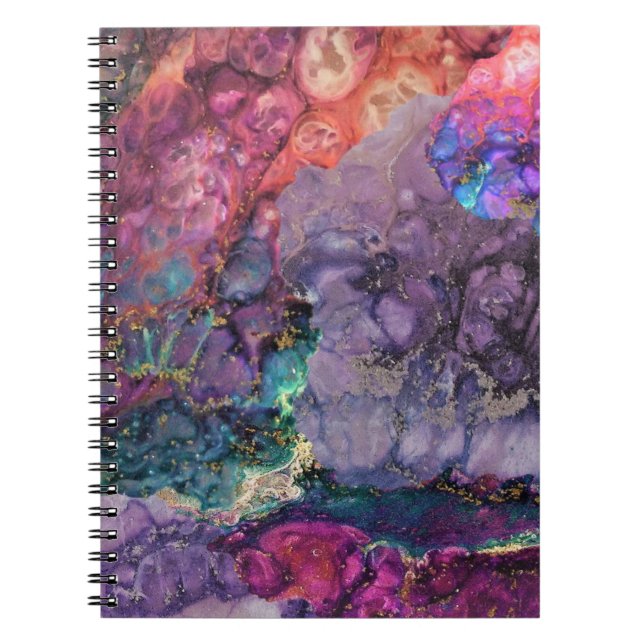 Caderno Espiral Cores no notebook espiral noturno (Frente)