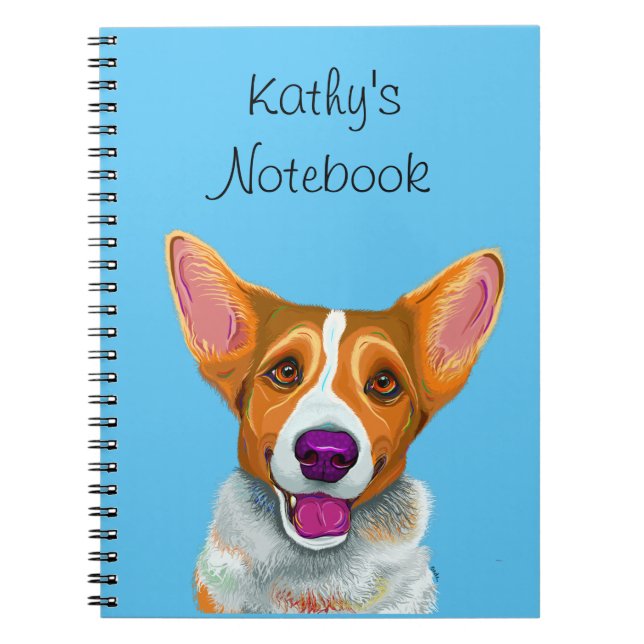 Caderno Espiral Corgi, é tudo sobre os ouvidos (Frente)