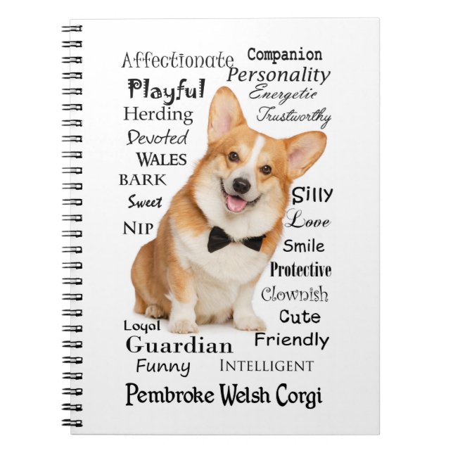 Caderno Espiral Corgi Traits (Frente)