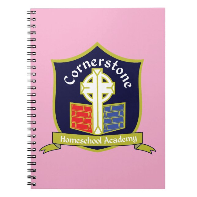 Caderno Espiral Cornerstone Homeschool Academy  (Frente)