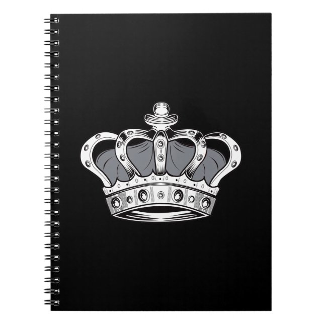 Caderno Espiral Coroa - Cinzas (Frente)