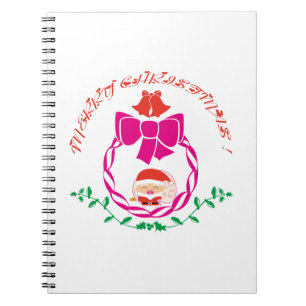 Caderno Espiral Coroa de Natal