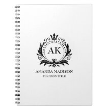 Coroa Monograma Luxo Preto