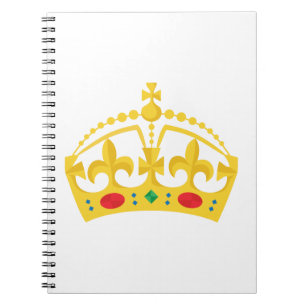 Caderno Espiral Coroa real