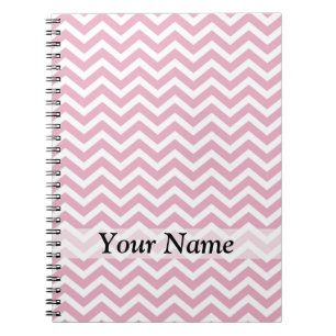 Caderno Espiral Coroa rosa e branca