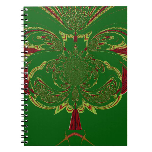 Caderno Espiral Coroa Verde (Frente)