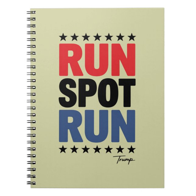 Caderno Espiral Corra Spot Corra Trump 2024 (Frente)