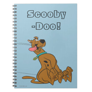 Caderno Espiral Corrediça de Scooby-Doo com língua para fora