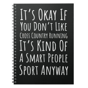 Caderno Espiral Corredor De País Que Executa Gifts Rastreamento E