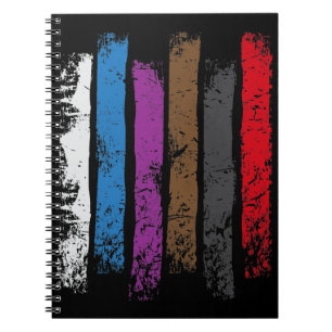 Caderno Espiral Correias unidas design de Jiu Jitsu de Jiu Jitsu