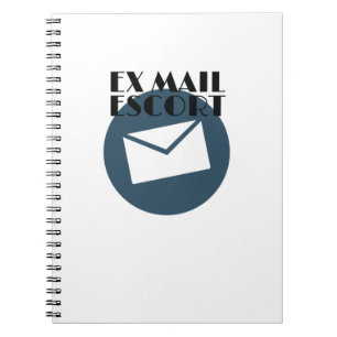 Caderno Espiral Correio aposentado Ex-Mail Escorregue a Transporta