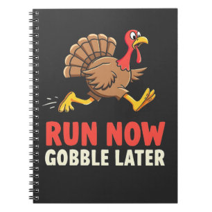 Caderno Espiral Correr Agora Gobble Depois da Maratona Turca