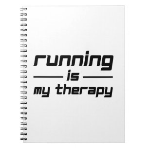 Caderno Espiral Correr É A Minha Terapia