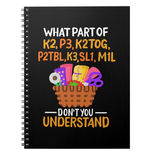 Caderno Espiral Cortando citações engraçadas (Frente)